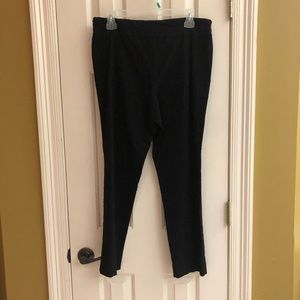 Black crop pants